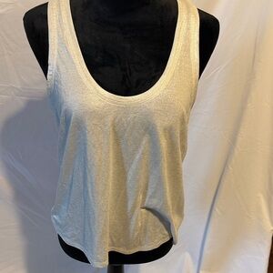 Express Elegant Cream Sleeveless Top